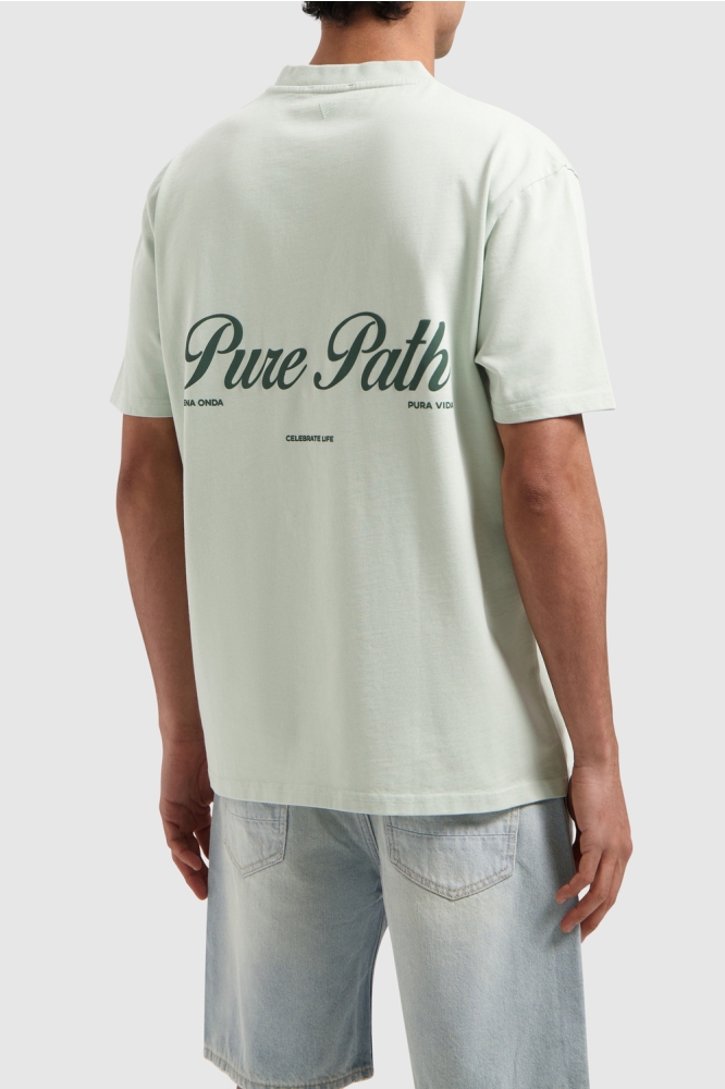 LOOSE FIT T SHIRT 25010110 13 LIGHT GREEN